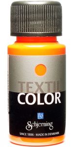 Farba do tkanin Schjerning Textile color 50 ml 1610 pomaranc
